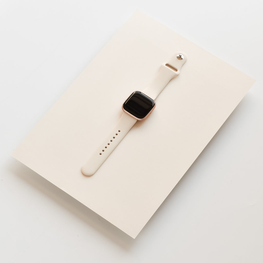 NAKD Fitbit Strap - Almond White