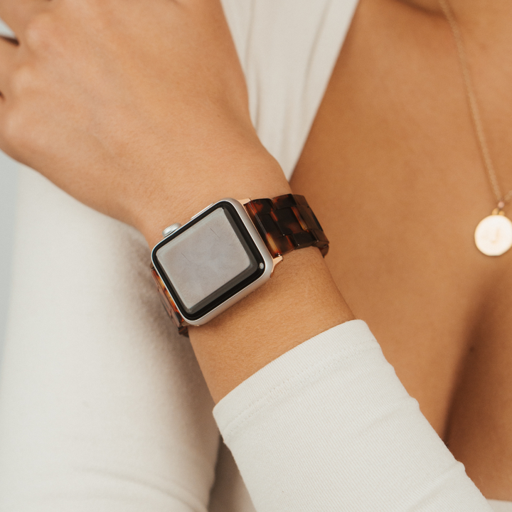 Luxe Tortoiseshell Apple Watch Strap