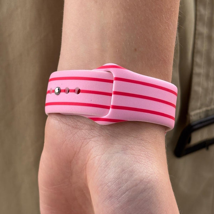 Cherry Stripe Apple Watch Strap