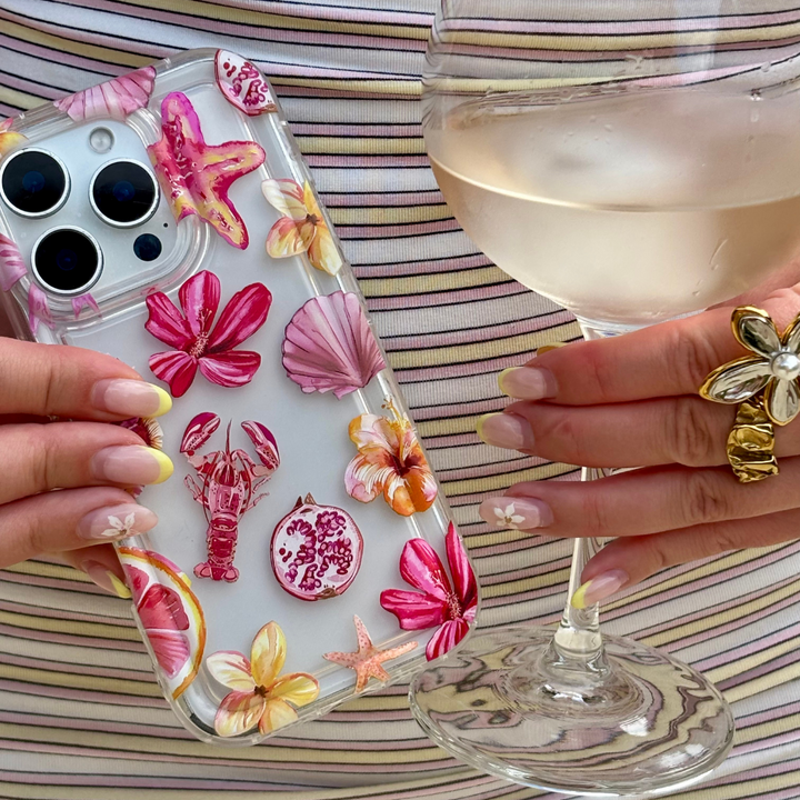 Clear Phone Case - Rosé Coast