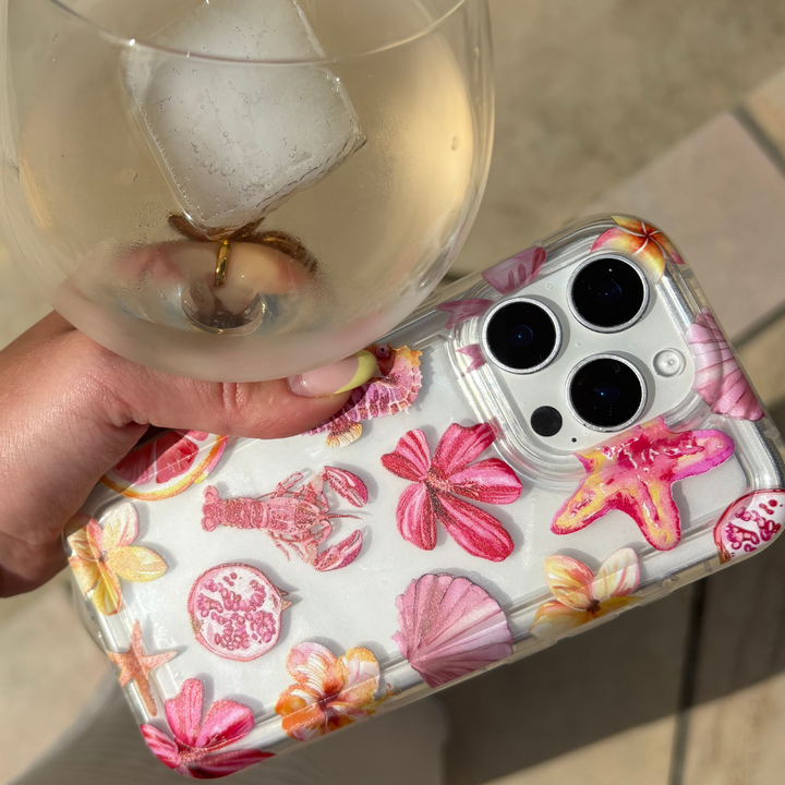 Clear Phone Case - Rosé Coast