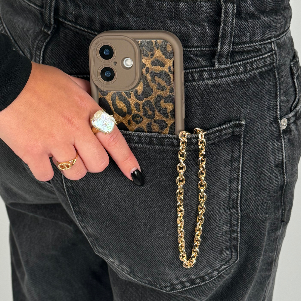 Phone Strap - Gold Chain