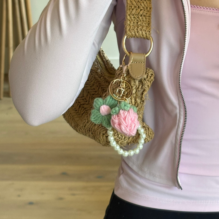 Flower Power Bag Charm