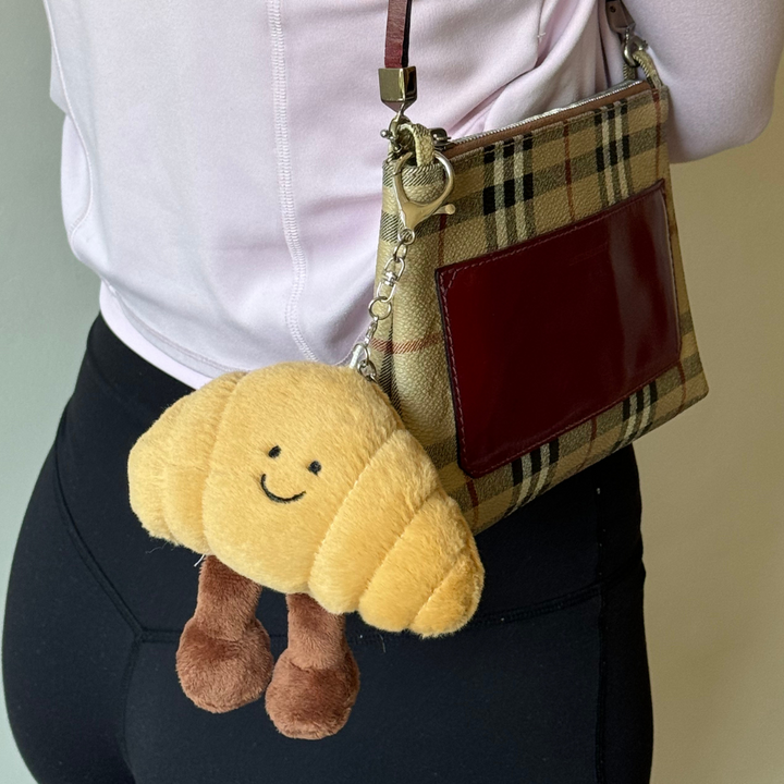 Cutesy Croissant Bag Charm 