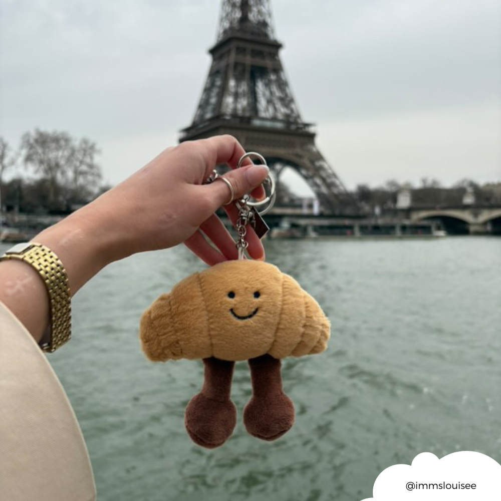 Cutesy Croissant Bag Charm 