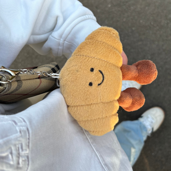 Cutesy Croissant Bag Charm 