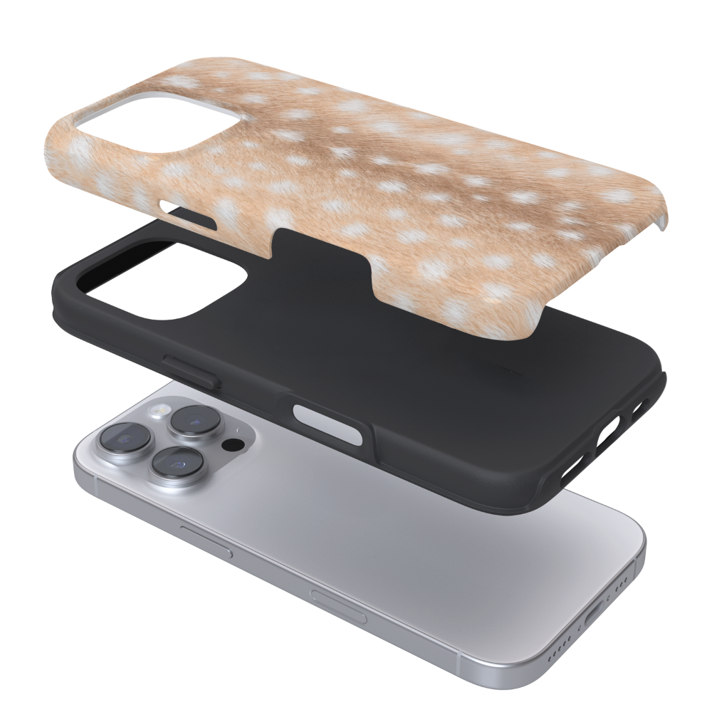 Fawn print tough phone case.
