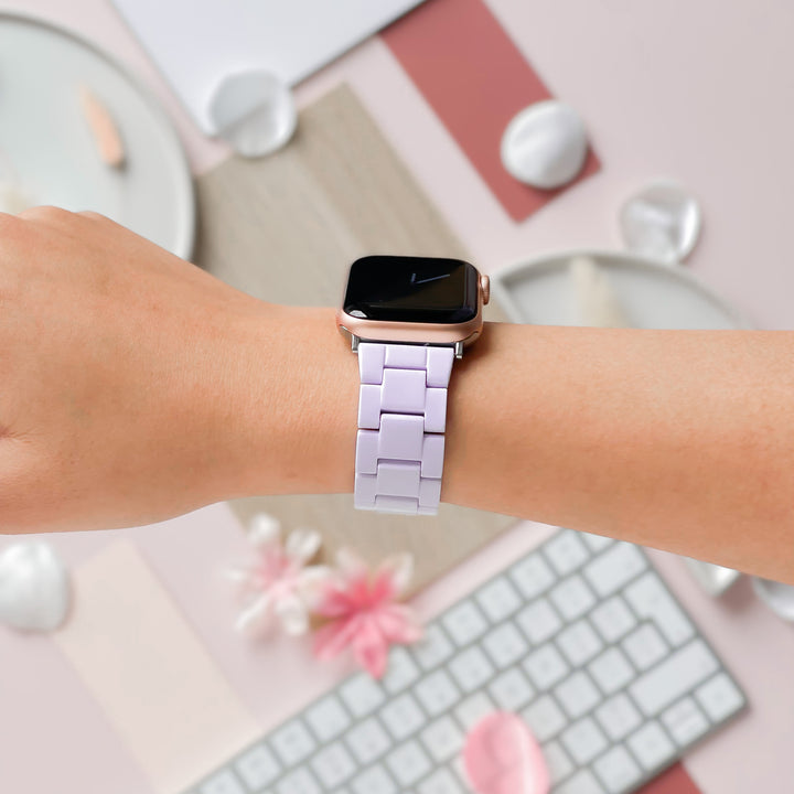 Luxe White Apple Watch Strap