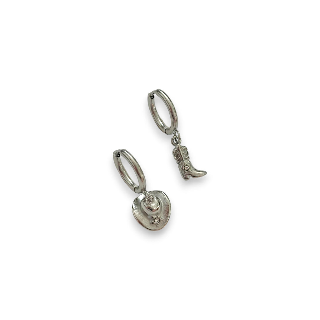 Cowgirl Boot & Hat Earrings