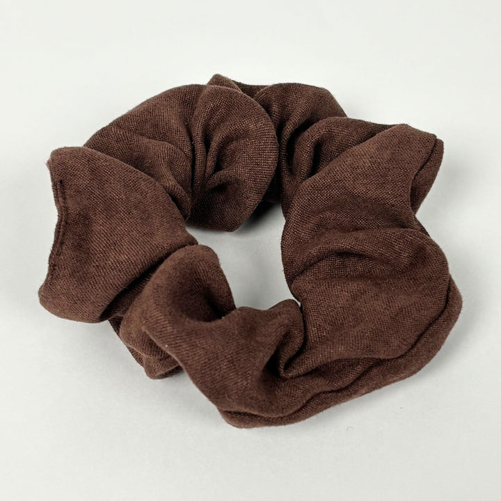 Suedette Scrunchie - Chocolate