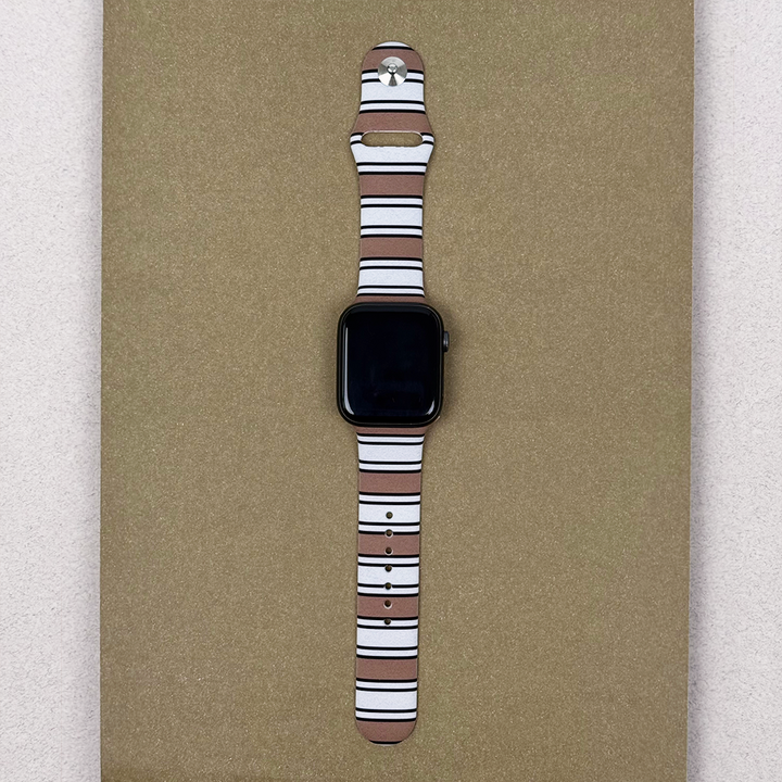 Retro Stripes Apple Watch Strap
