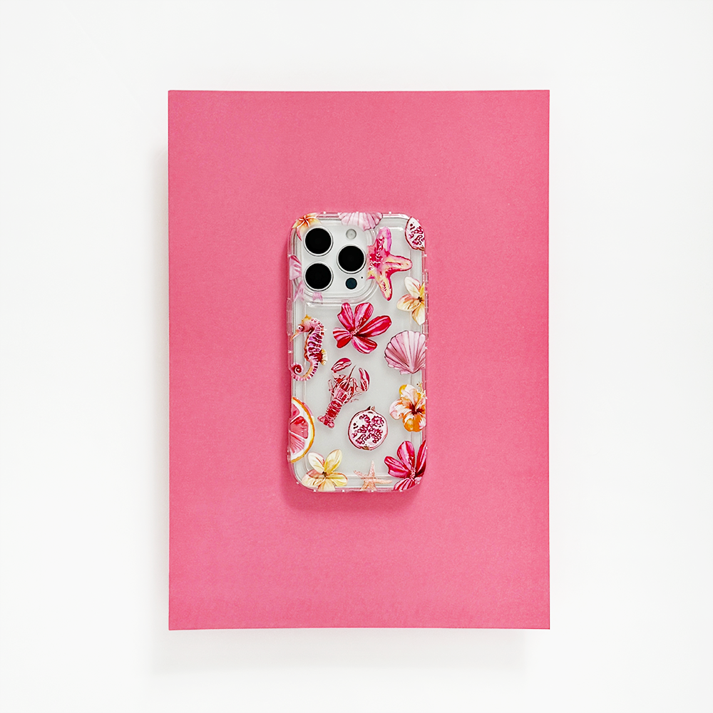Clear Phone Case - Rosé Coast