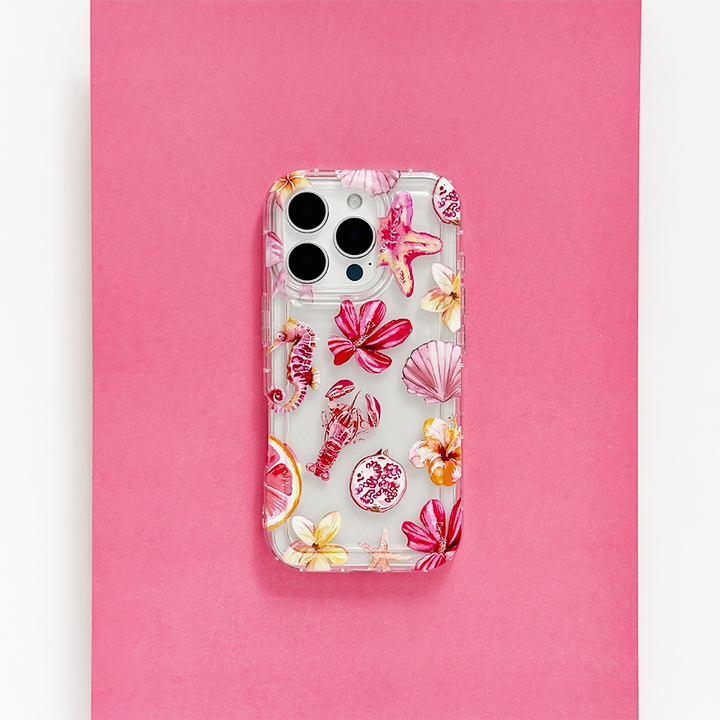 Clear Phone Case - Rosé Coast