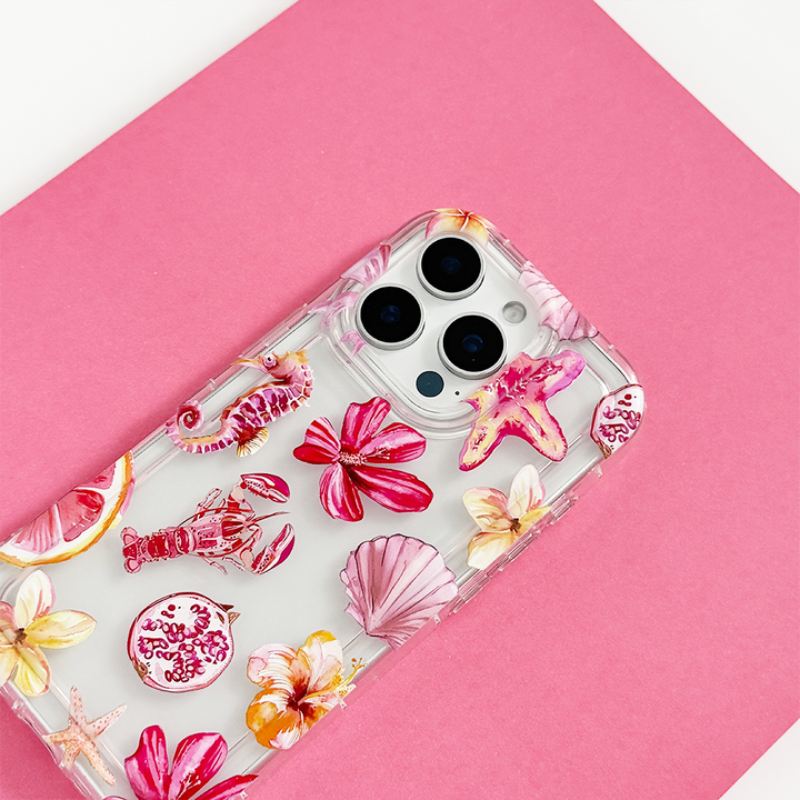 Clear Phone Case - Rosé Coast
