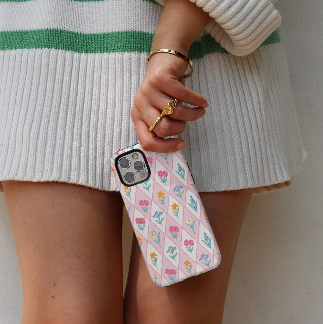 Tough Phone Case - Spring Tiles