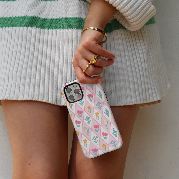 Tough Phone Case - Spring Tiles