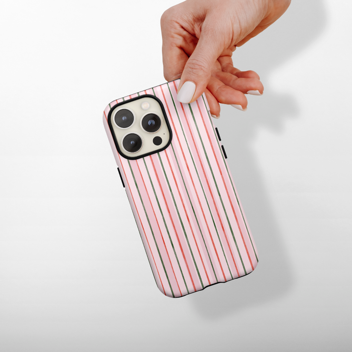 Tough MagSafe® Phone Case - Christmas Stripes