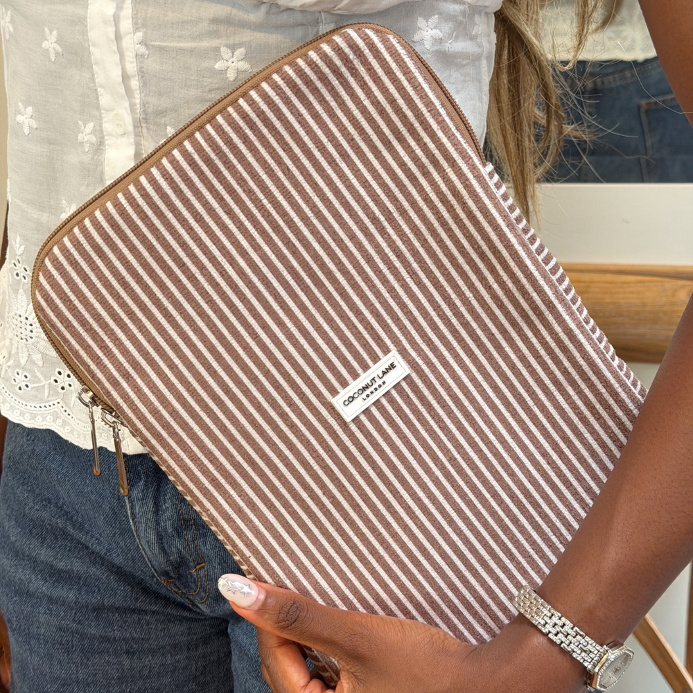 Close up in bakery of chestnut stripes iPad Sleeve