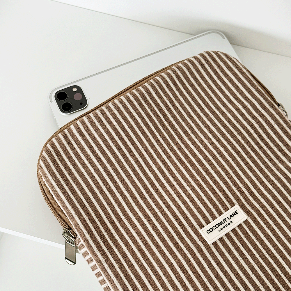 Chestnut Stripes TOWEL iPad Sleeve
