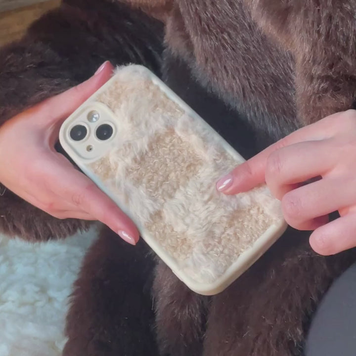 Cosy Teddy Phone Case - Vanilla Biscuit